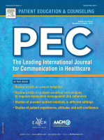 Patient Education and Counseling, Volume 97, Issue 3 - ClinicalKey