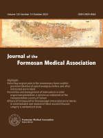 Journal of the Formosan Medical Association, Volume 122, Issue 10 ...